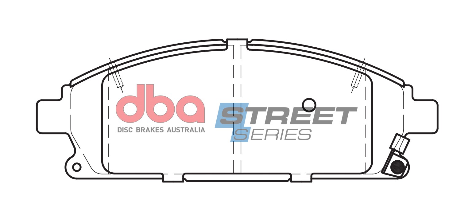 DBA Brake Disc Brake Pads Street Series Ceramic DB1333SS - Imagen 2