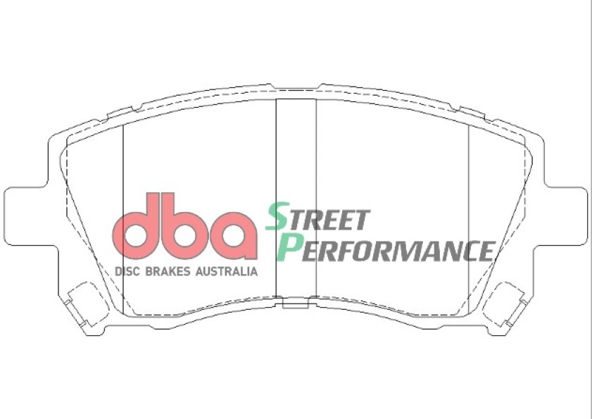 DBA Brake Pads Street Performance DB1342SP - Image 2