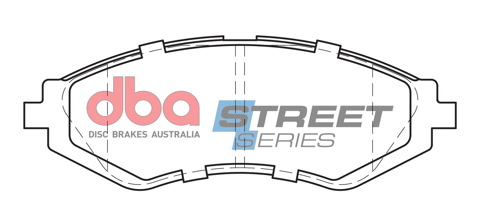 DBA Brake Disc Brake Pads Street Series Ceramic DB1347SS - Imagen 2