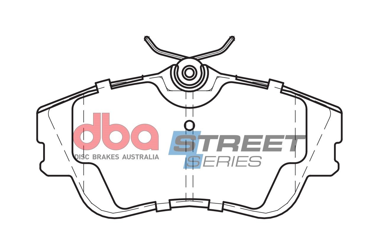 DBA Brake Disc Brake Pads Street Series Semi-metallic DB1349SS - Imagen 2