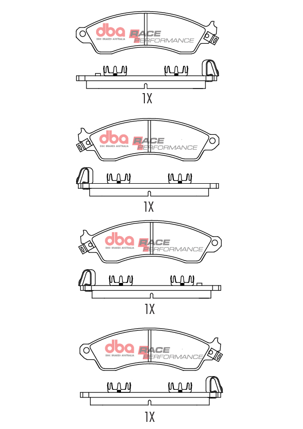 DBA Brake Pads Race Performance DB1353RP - Image 2