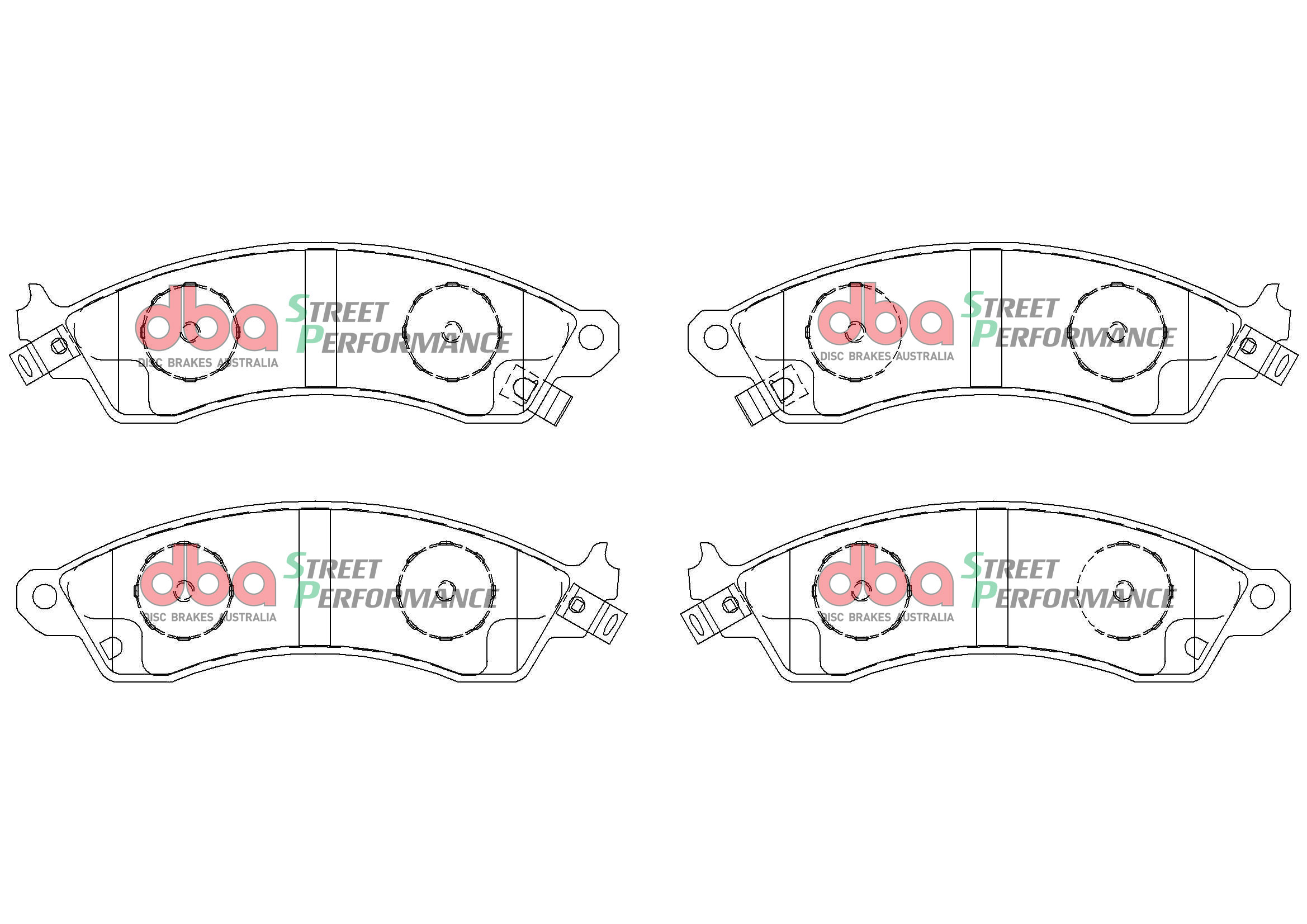 DBA Brake Pads Street Performance DB1353SP - Image 2