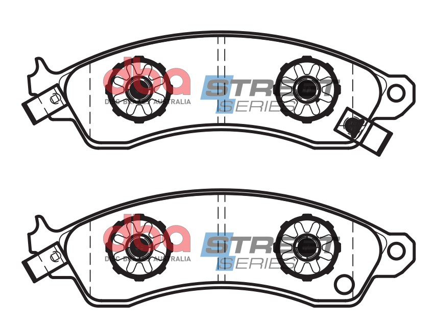 DBA Brake Disc Brake Pads Street Series Ceramic DB1353SS - Imagen 2