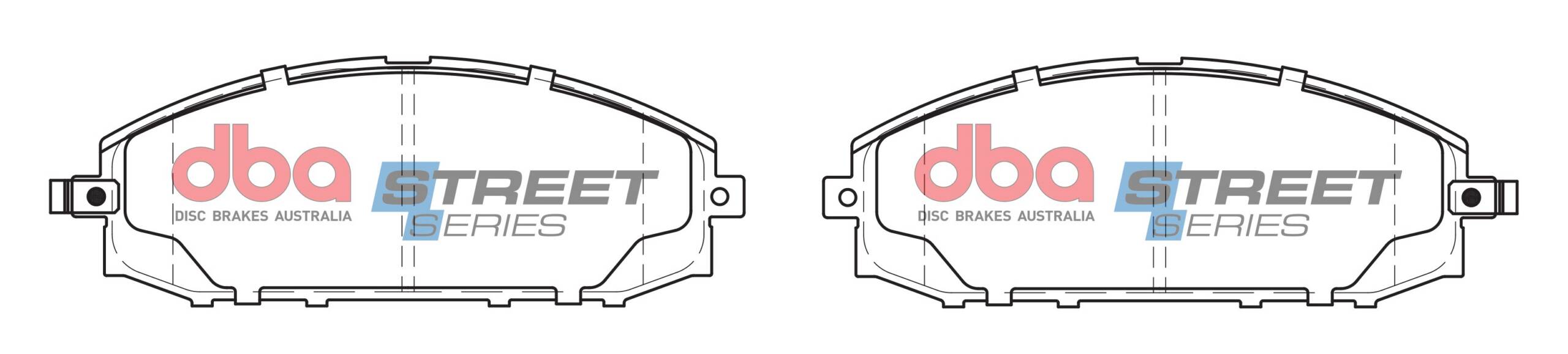 DBA Brake Disc Brake Pads Street Series Ceramic DB1361SS - Image 2