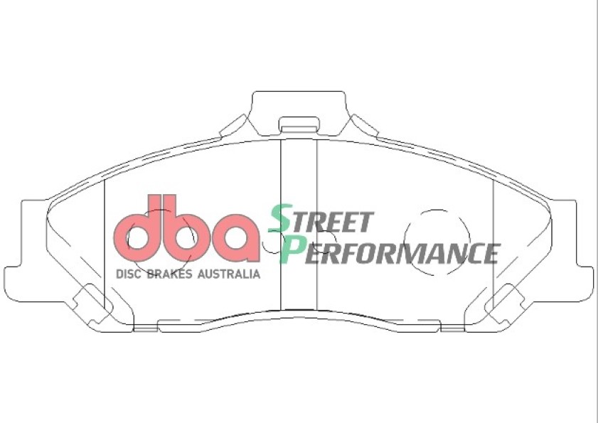 DBA Brake Pads Street Performance DB1366SP - Image 2