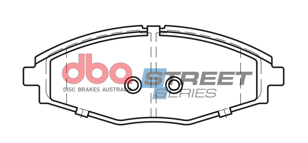 DBA Brake Disc Brake Pads Street Series Ceramic DB1368SS - Imagen 2