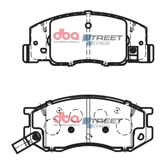 DBA Brake Disc Brake Pads Street Series Ceramic DB1372SS - Image 2