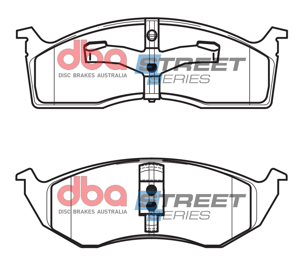 DBA Brake Disc Brake Pads Street Series Semi-metallic DB1374SS - Image 2