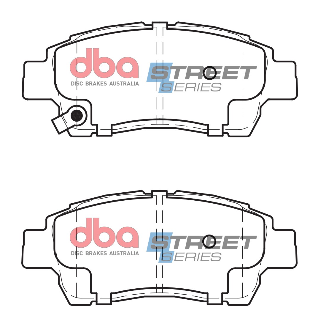 DBA Brake Disc Brake Pads Street Series Ceramic DB1378SS - Image 2