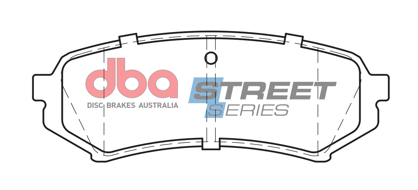 DBA Brake Disc Brake Pads Street Series Ceramic DB1383SS - Imagen 2