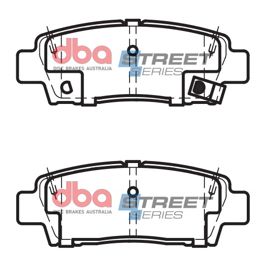 DBA Brake Disc Brake Pads Street Series Ceramic DB1384SS - Imagen 2