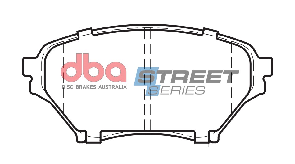 DBA Brake Disc Brake Pads Street Series Ceramic DB1386SS - Image 2