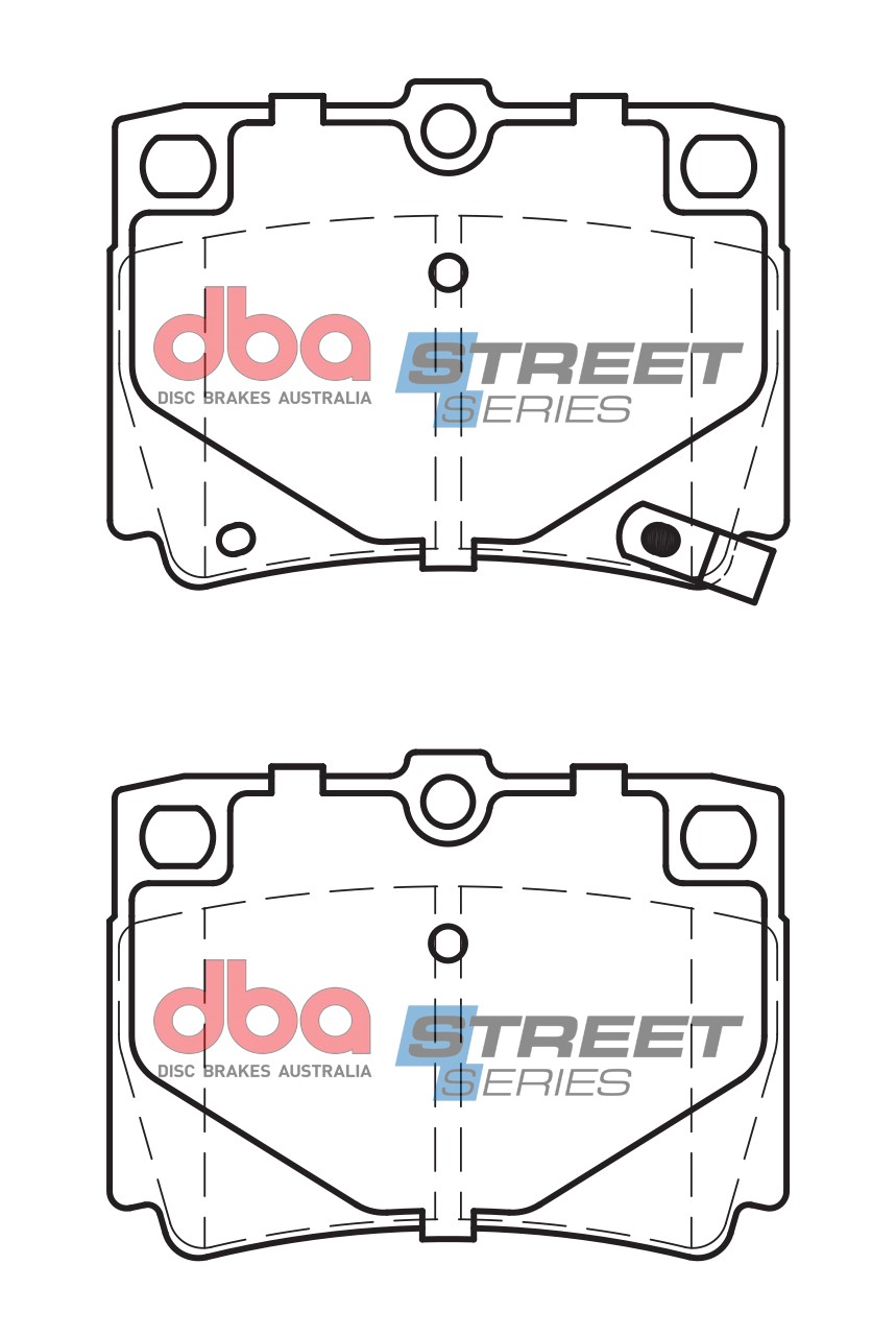 DBA Brake Disc Brake Pads Street Series Ceramic DB1390SS - Image 2