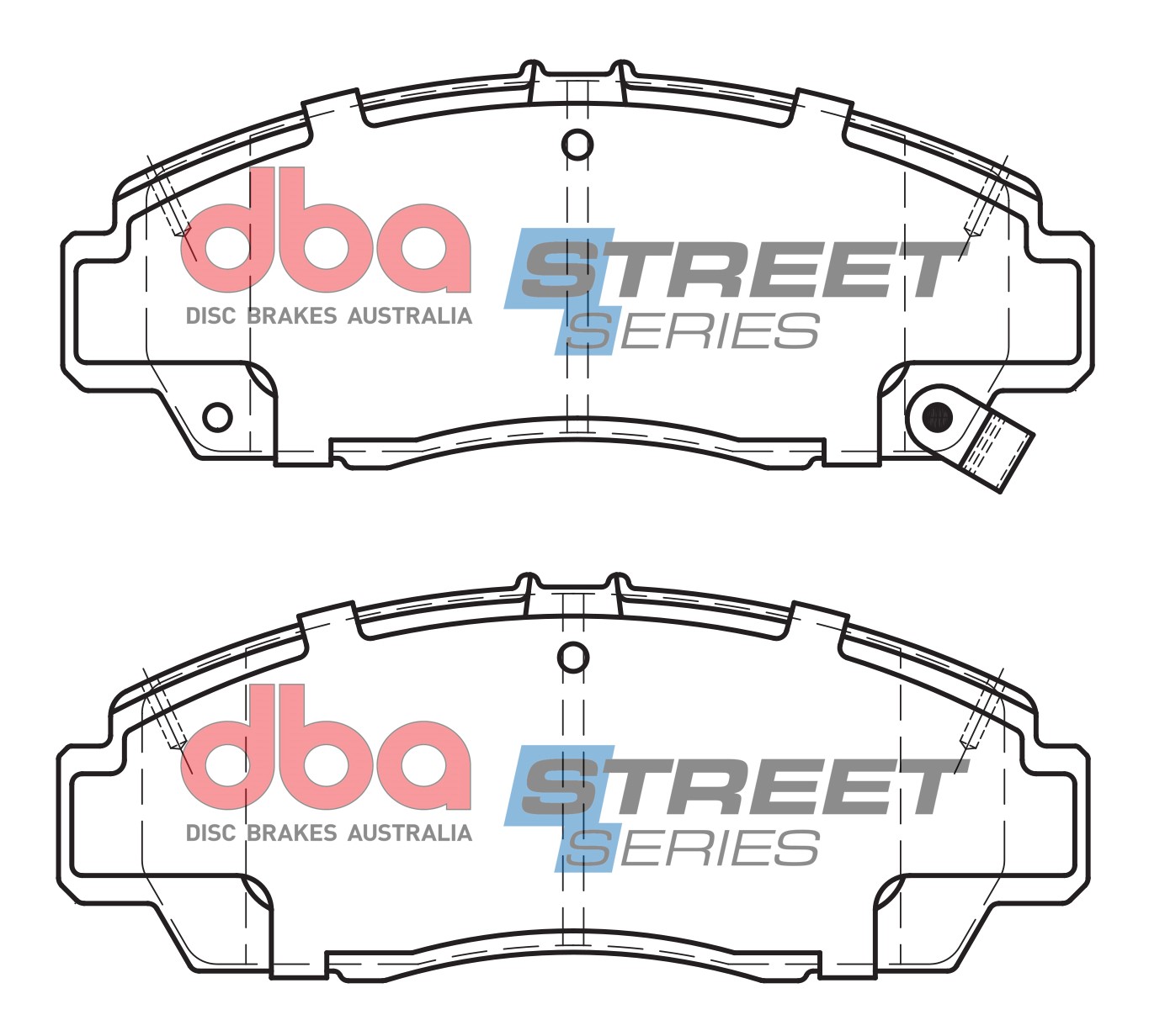 DBA Brake Disc Brake Pads Street Series Ceramic DB1393SS - Imagen 2