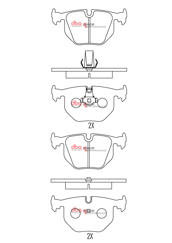 DBA Brake Pads Race Performance DB1397RP - Image 2