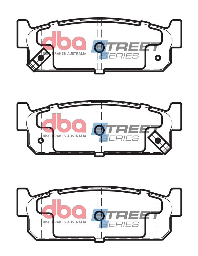 DBA Brake Disc Brake Pads Street Series Ceramic DB1399SS - Image 2