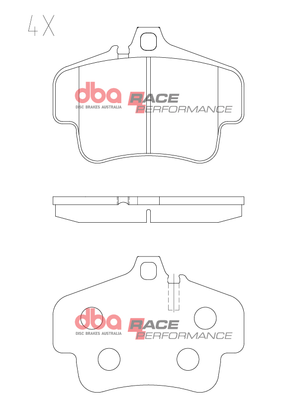 DBA Brake Pads Race Performance DB1401RP - Imagen 2
