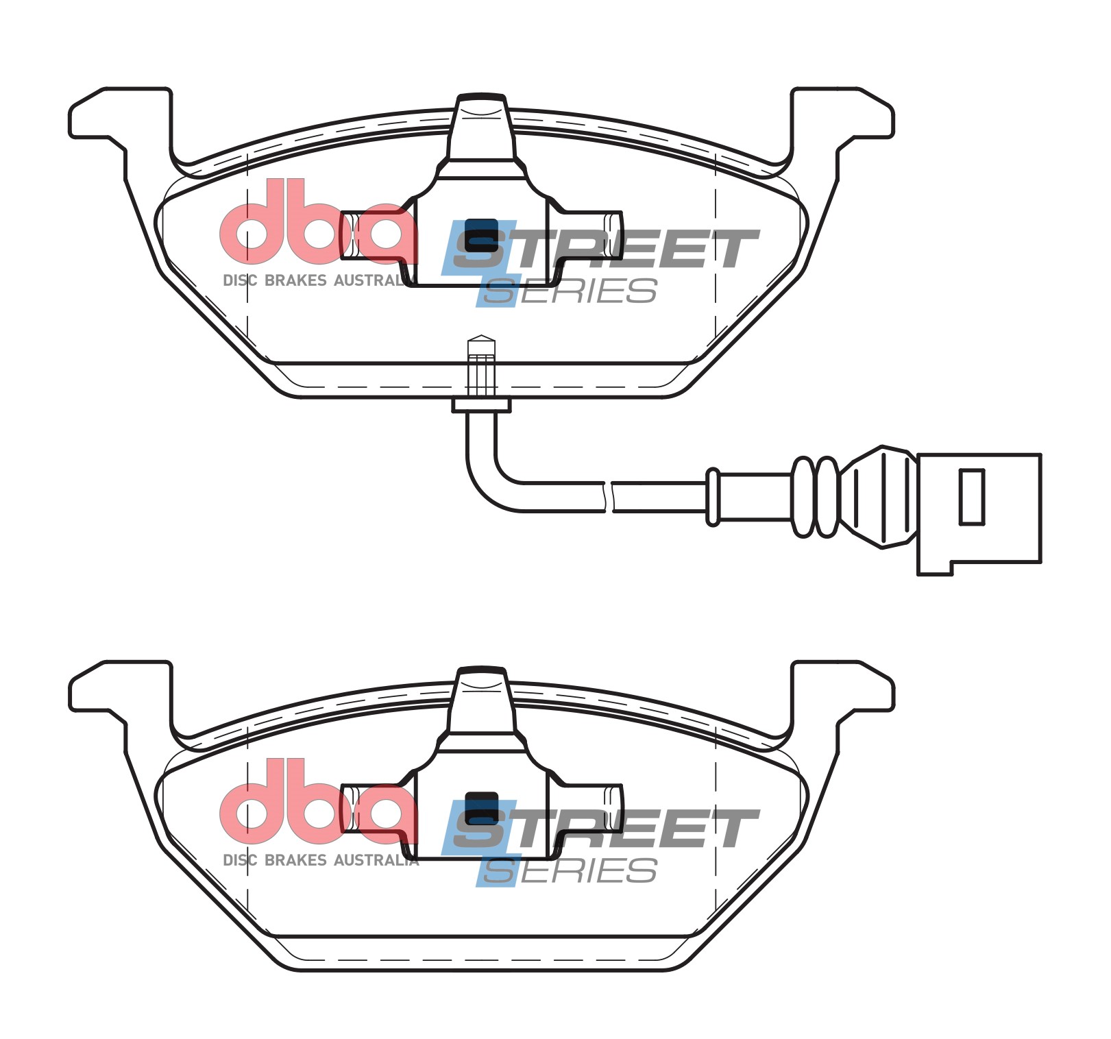 DBA Brake Disc Brake Pads Street Series Ceramic DB1405SS - Imagen 2