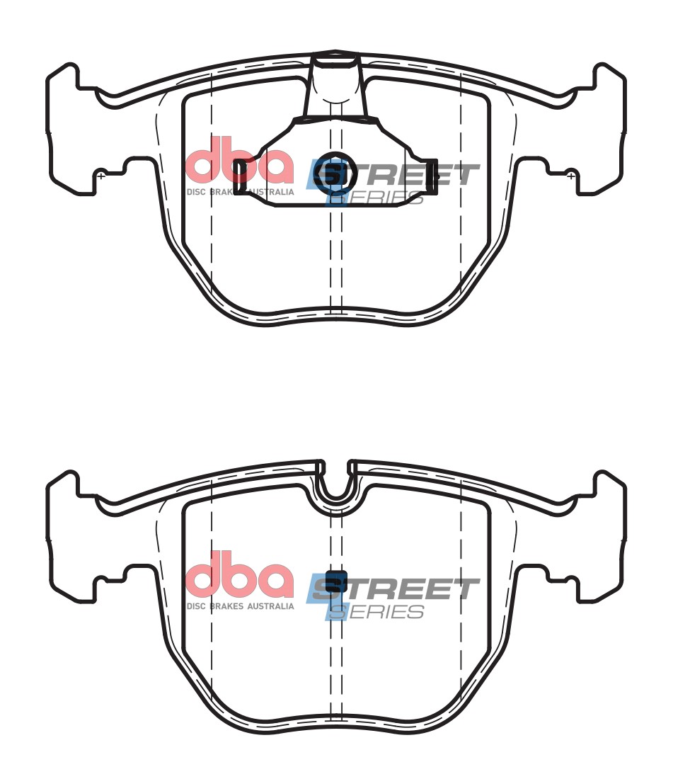 DBA Brake Disc Brake Pads Street Series Ceramic DB1409SS - Imagen 2