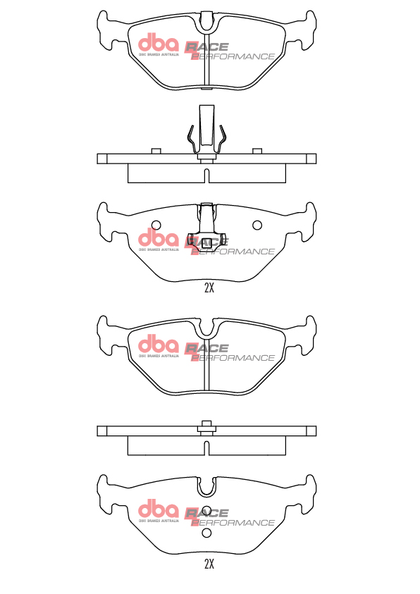 DBA Brake Pads Race Performance DB1415RP - Image 2