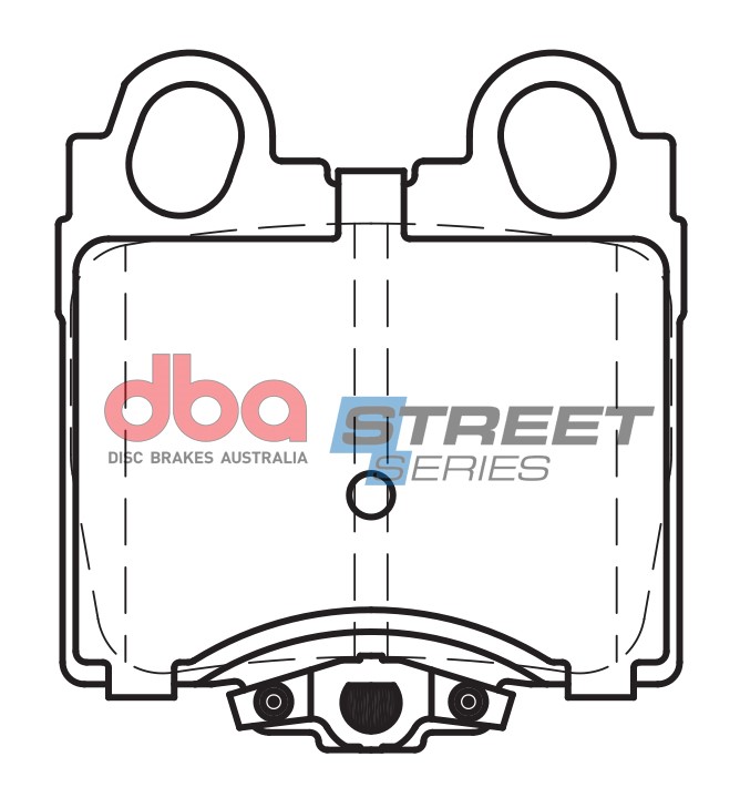 DBA Brake Disc Brake Pads Street Series Ceramic DB1416SS - Image 2