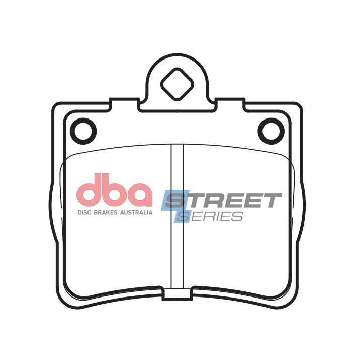 DBA Brake Disc Brake Pads Street Series Ceramic DB1418SS - Imagen 2