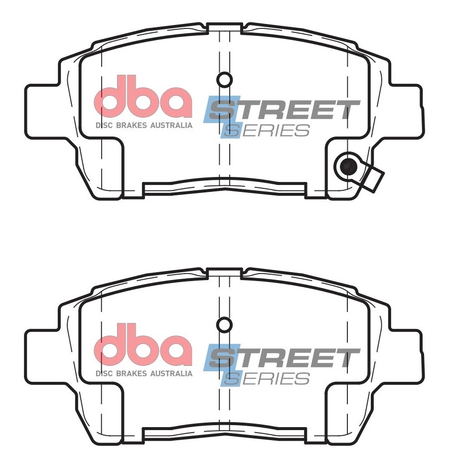 DBA Brake Disc Brake Pads Street Series Ceramic DB1422SS - Imagen 2