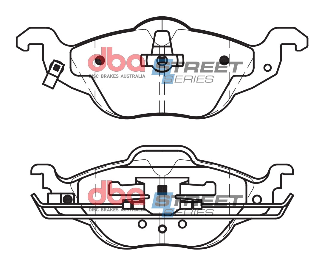DBA Brake Disc Brake Pads Street Series Ceramic DB1424SS - Imagen 2