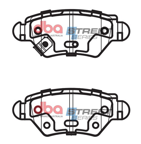 DBA Brake Disc Brake Pads Street Series Ceramic DB1425SS - Imagen 2