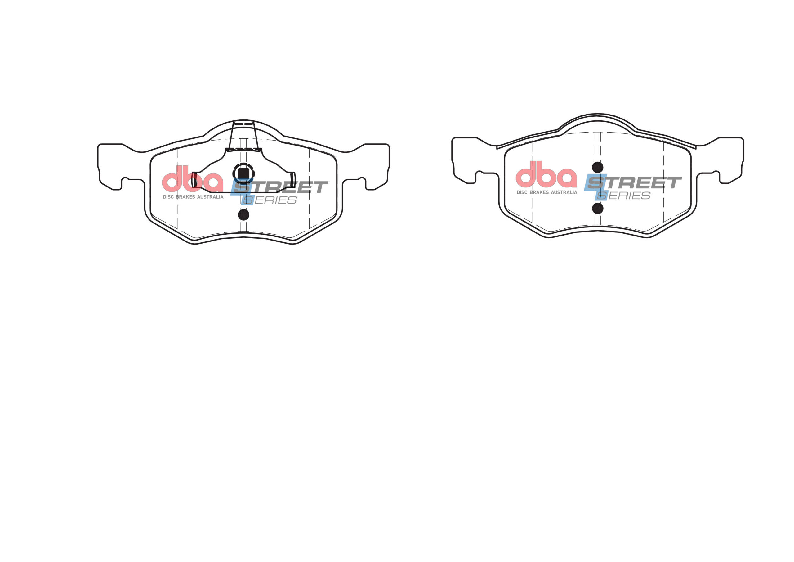 DBA Brake Disc Brake Pads Street Series Ceramic DB1426SS - Image 2