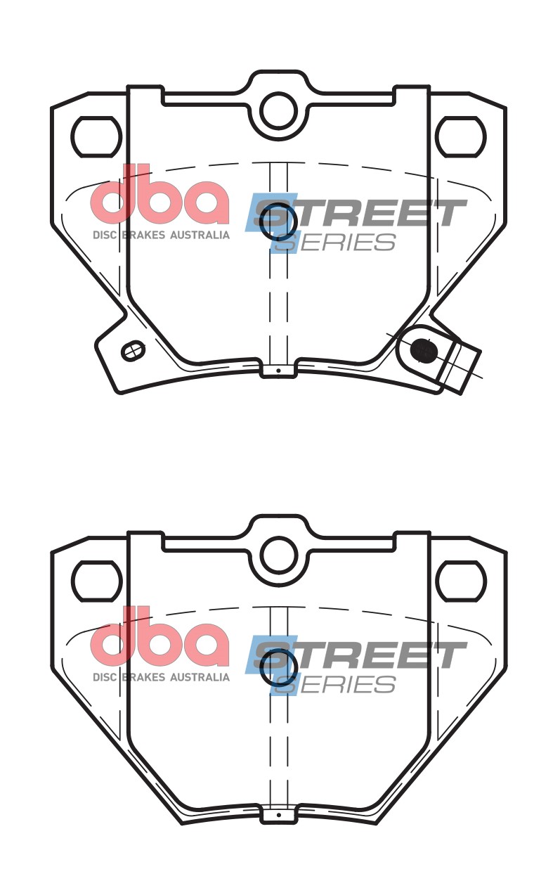 DBA Brake Disc Brake Pads Street Series Ceramic DB1429SS - Imagen 2