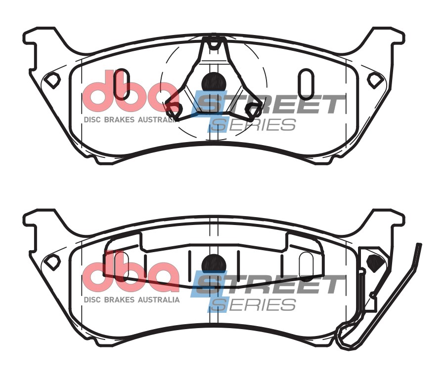 DBA Brake Disc Brake Pads Street Series Ceramic DB1430SS - Imagen 2