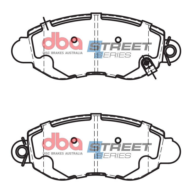 DBA Brake Disc Brake Pads Street Series Ceramic DB1436SS - Imagen 2