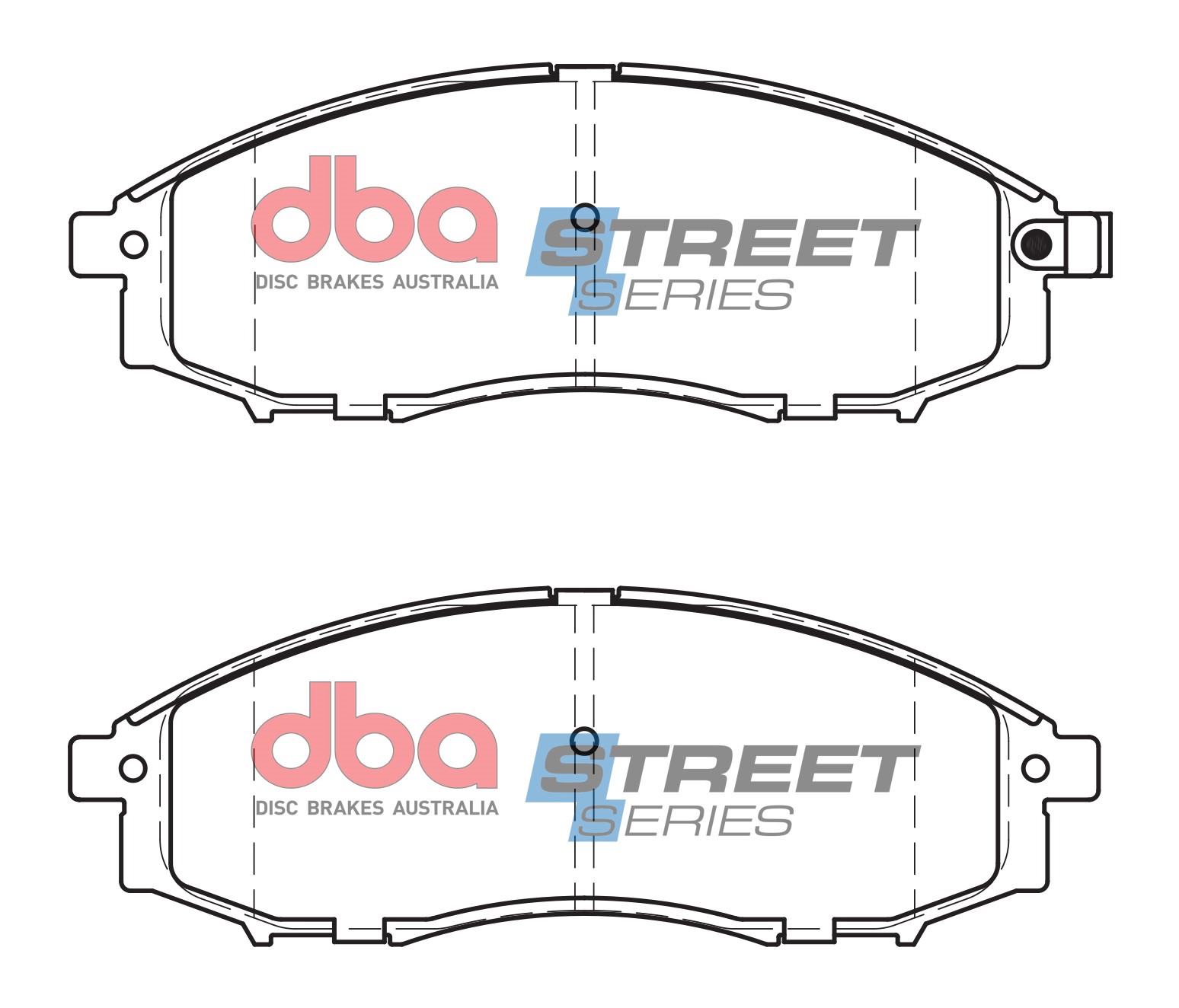 DBA Brake Disc Brake Pads Street Series Ceramic DB1439SS - Imagen 2