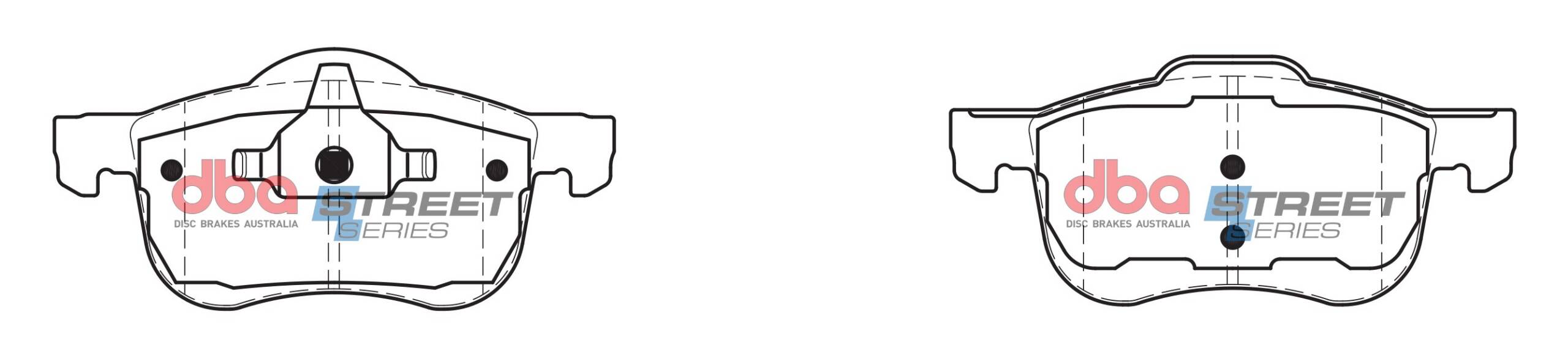 DBA Brake Disc Brake Pads Street Series Ceramic DB1445SS - Imagen 2