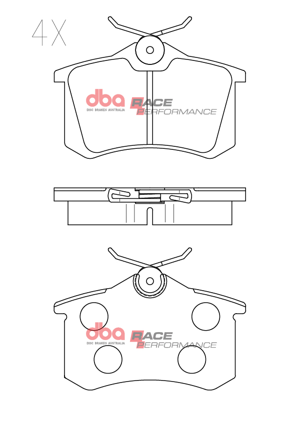 DBA Brake Pads Race Performance DB1449RP - Imagen 2