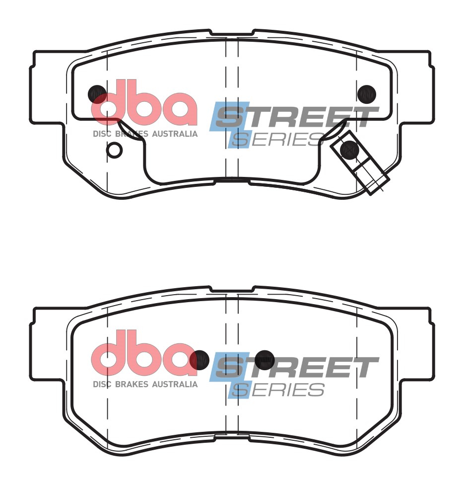 DBA Brake Disc Brake Pads Street Series Ceramic DB1451SS - Image 2