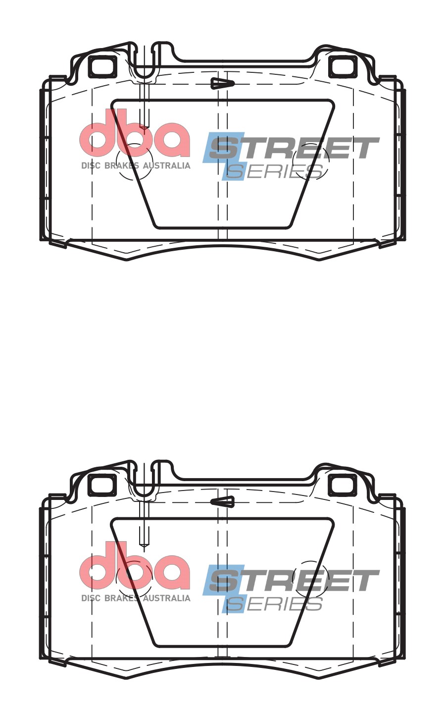 DBA Brake Disc Brake Pads Street Series Ceramic DB1453SS - Image 2