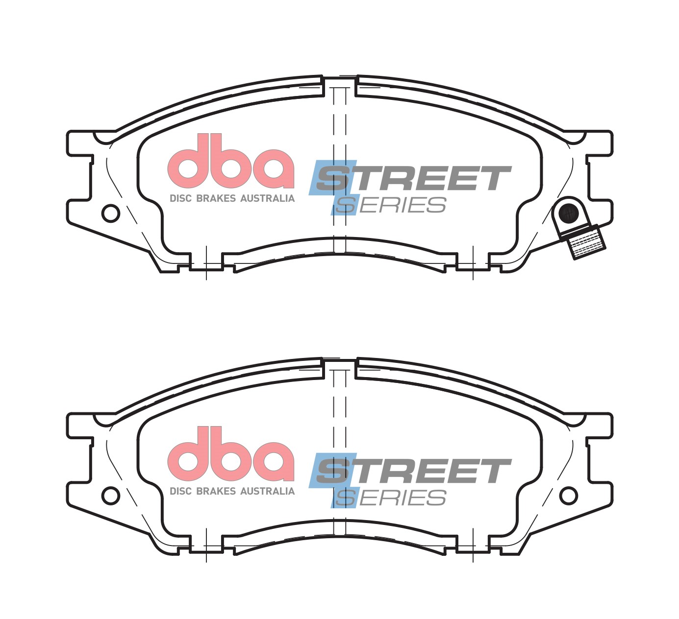 DBA Brake Disc Brake Pads Street Series Ceramic DB1454SS - Imagen 2