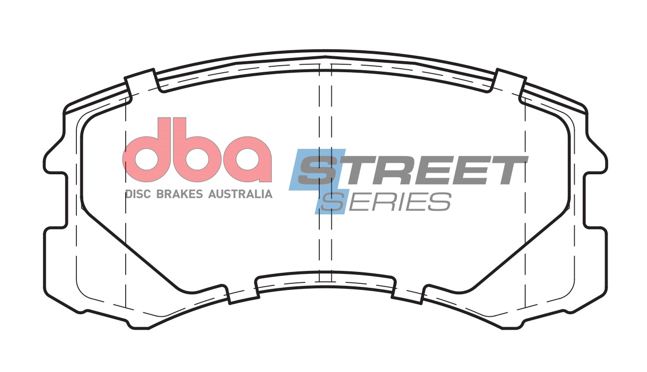 DBA Brake Disc Brake Pads Street Series Ceramic DB1455SS - Image 2