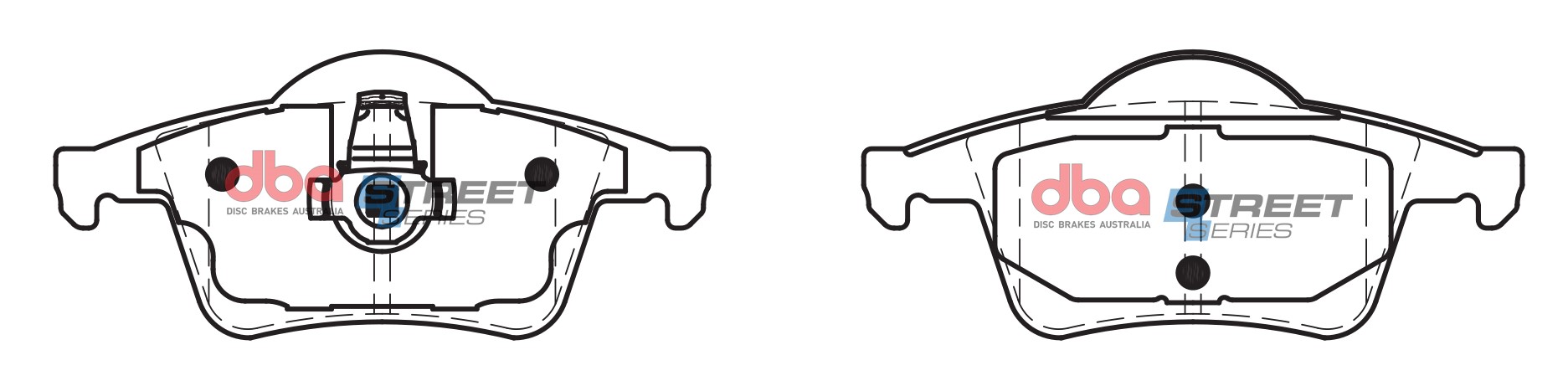 DBA Brake Disc Brake Pads Street Series Ceramic DB1456SS - Image 2