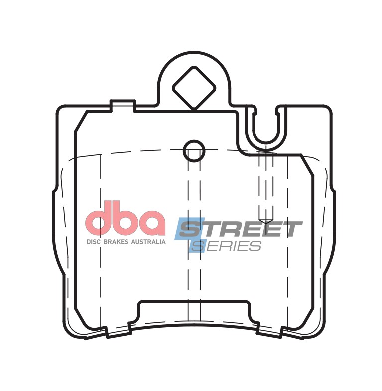 DBA Brake Disc Brake Pads Street Series Ceramic DB1458SS - Imagen 2
