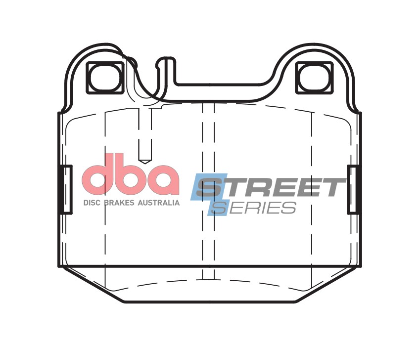 DBA Brake Disc Brake Pads Street Series Ceramic DB1461SS - Imagen 2