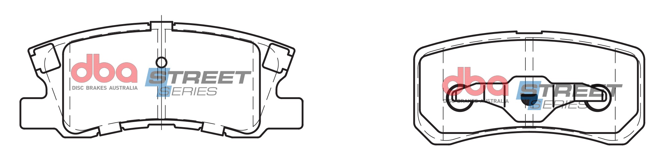 DBA Brake Disc Brake Pads Street Series Ceramic DB1464SS - Imagen 2