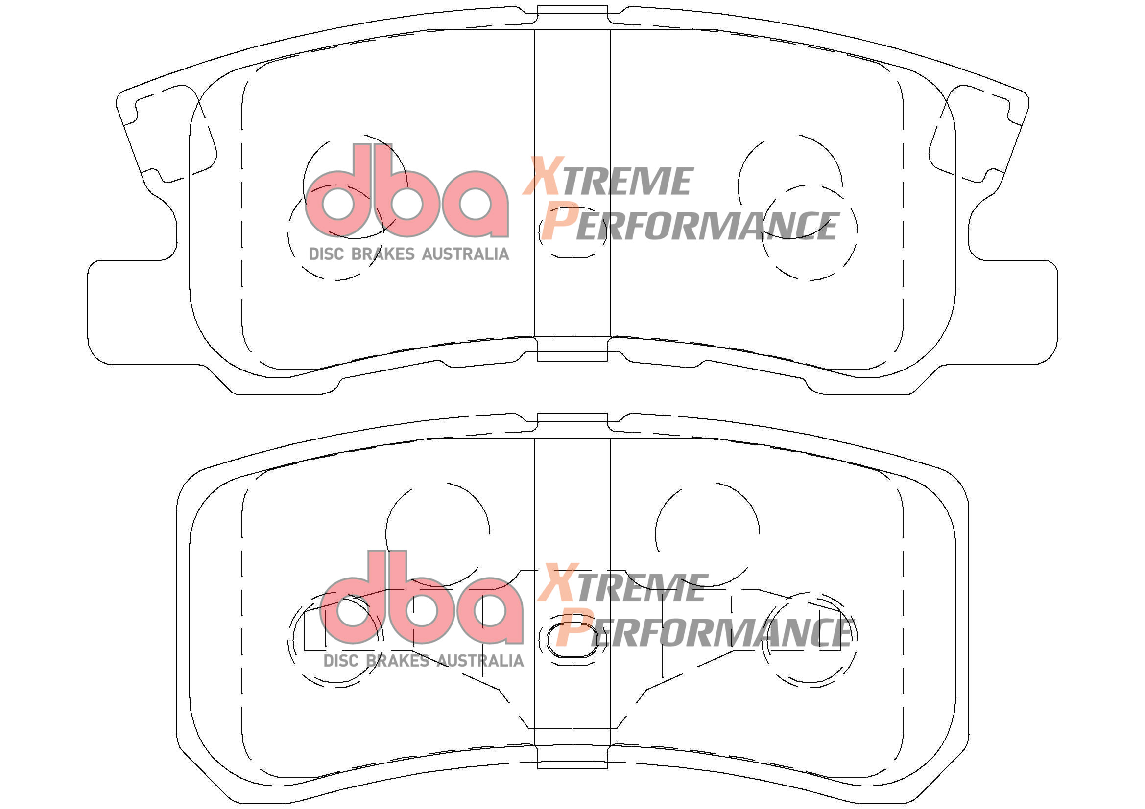 DBA Brake Pads Xtreme Performance DB1464XP - Imagen 2