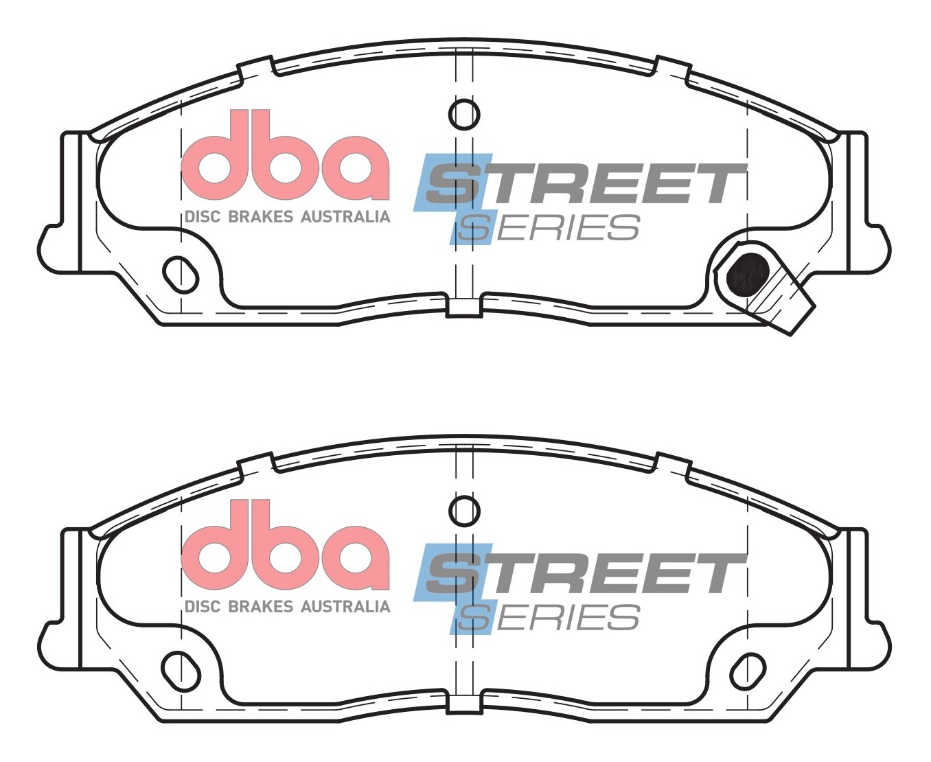 DBA Brake Disc Brake Pads Street Series Ceramic DB1474SS - Image 2