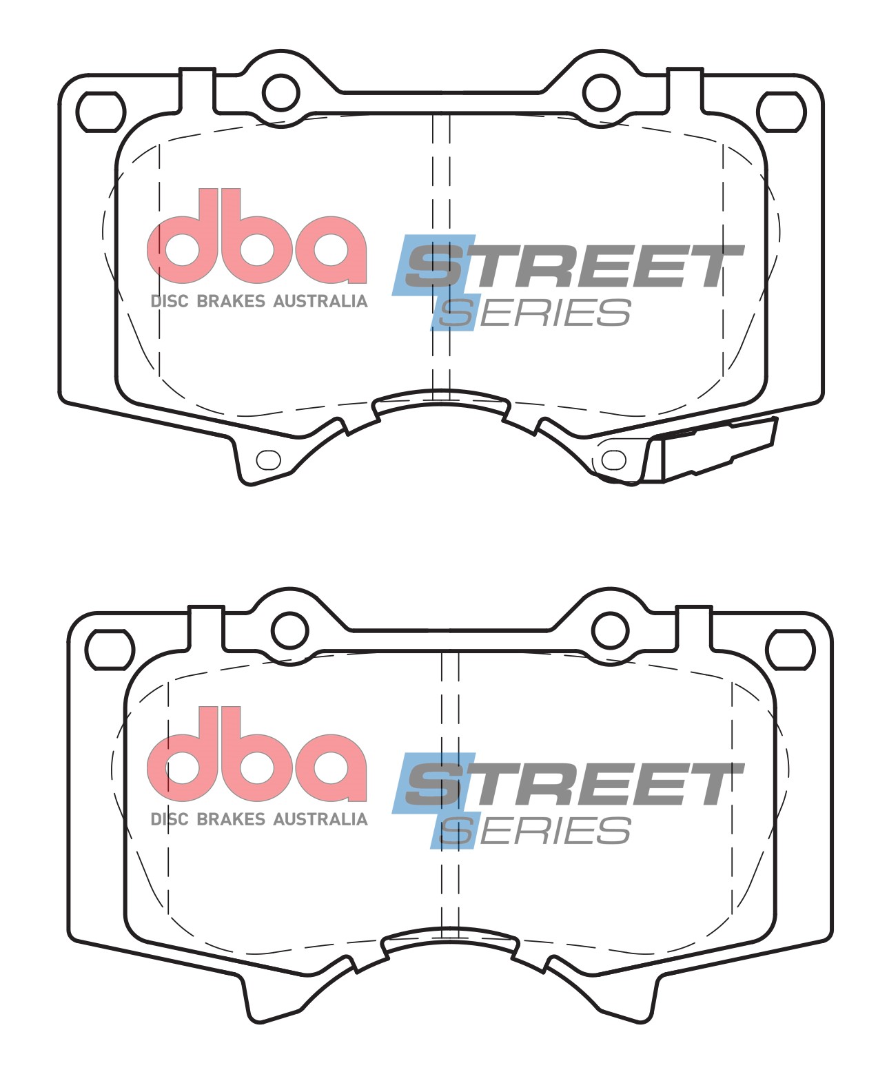DBA Brake Disc Brake Pads Street Series Ceramic DB1482SS - Imagen 2
