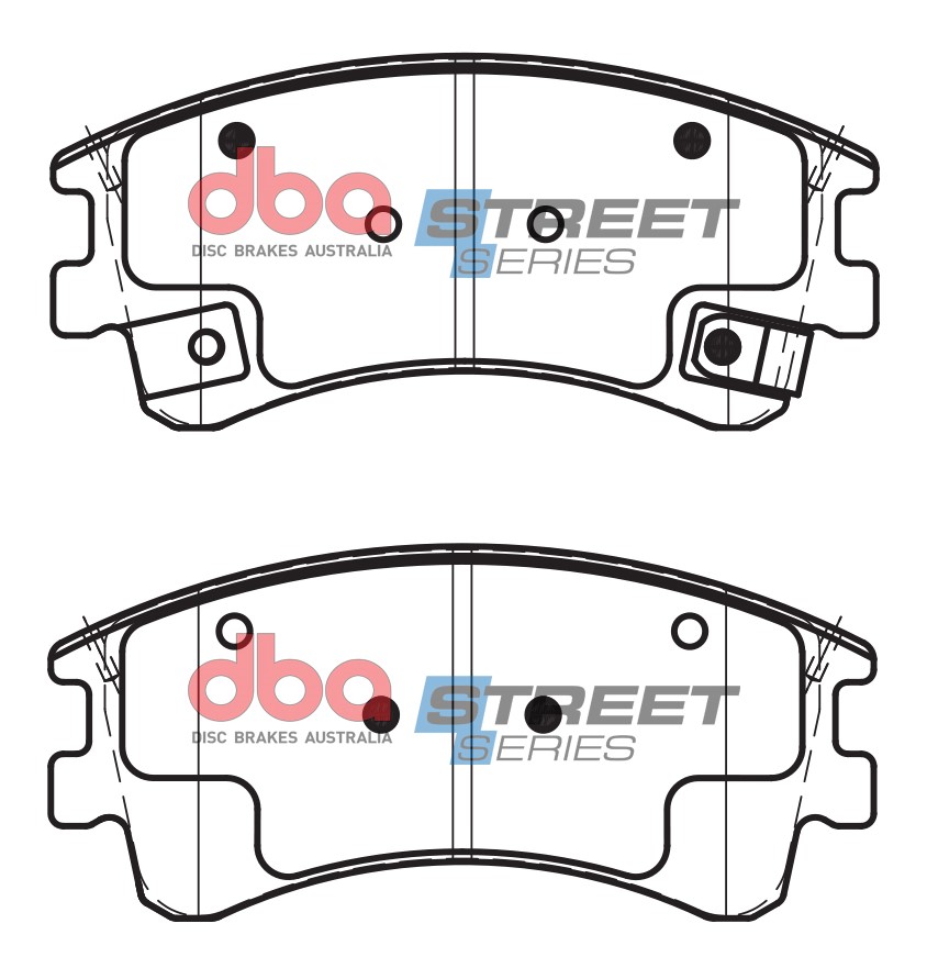 DBA Brake Disc Brake Pads Street Series Ceramic DB1484SS - Imagen 2