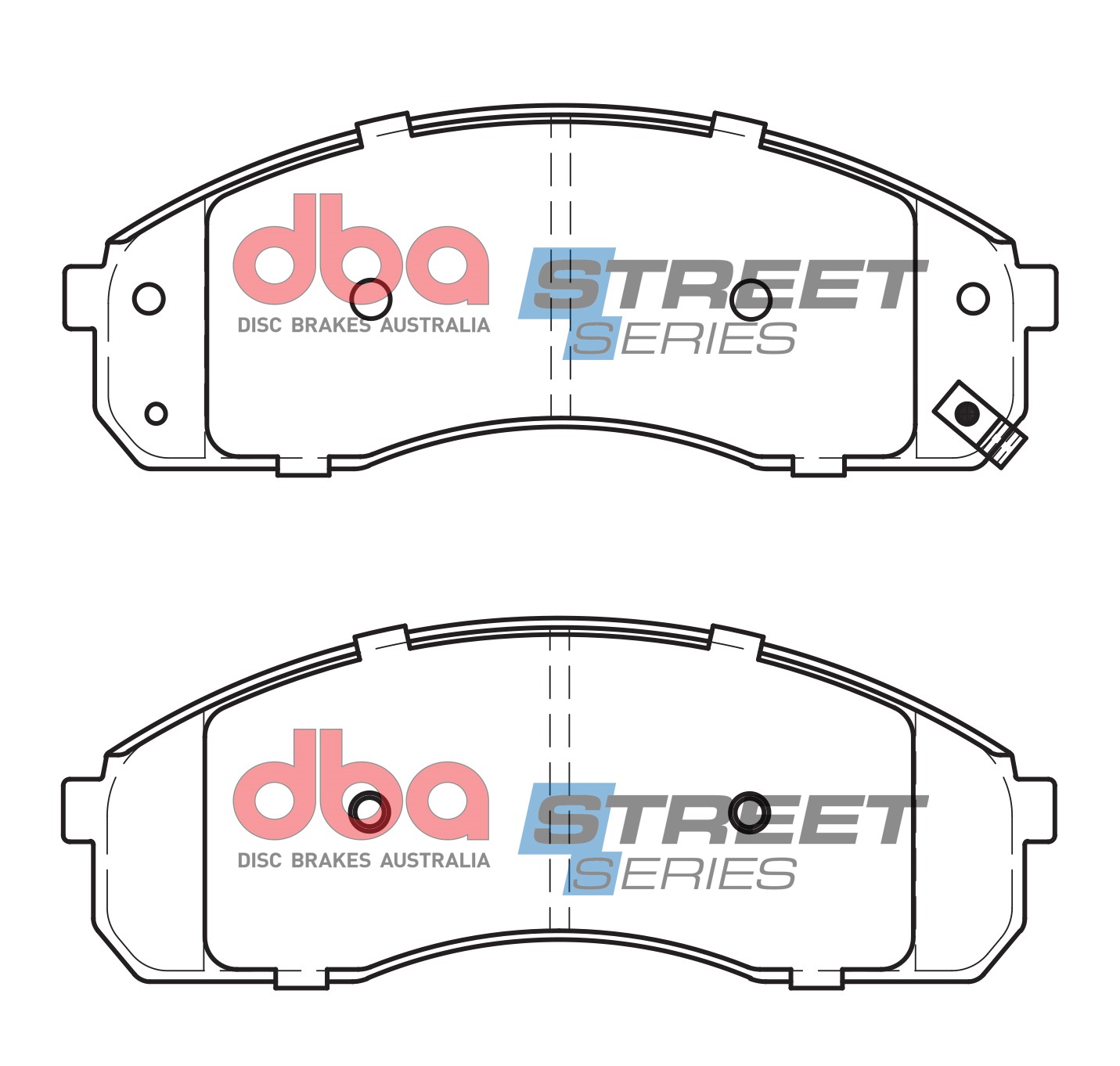 DBA Brake Disc Brake Pads Street Series Semi-metallic DB1489SS - Imagen 2