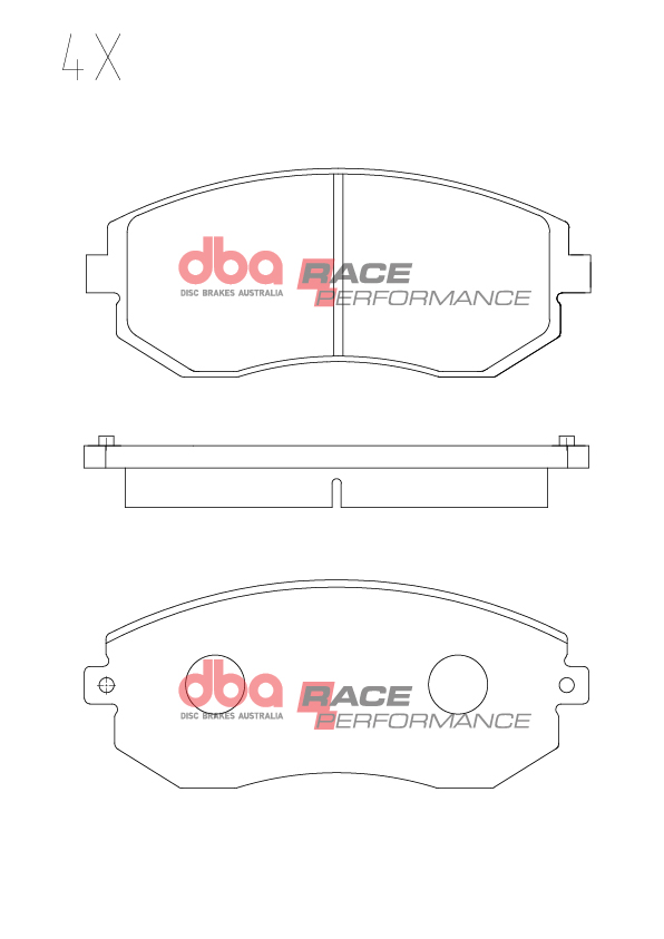 DBA Brake Pads Race Performance DB1491RP - Image 2
